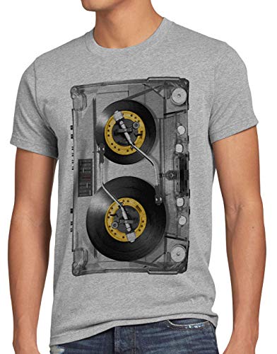 Style3 Nonstop Play T-Shirt da Uomo Cassette
