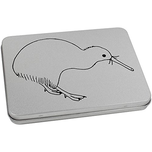 Azeeda 170mm 'Kiwi Bird' Metal Hinged Tin/Storage Box (TT00051093)
