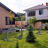 Relaxdays Pop Up Tore 2er Set, Faltbare Fußballtore für den Garten, Kindertore mit Tasche, HxBxT: 78 x 121 x 80 cm, grau - 2