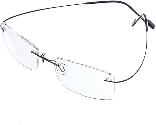 Miniatura 1 de Rongchy Gafas de lectura sin montura de trabajo 100% de titanio superligeras +1.00 fortalezas