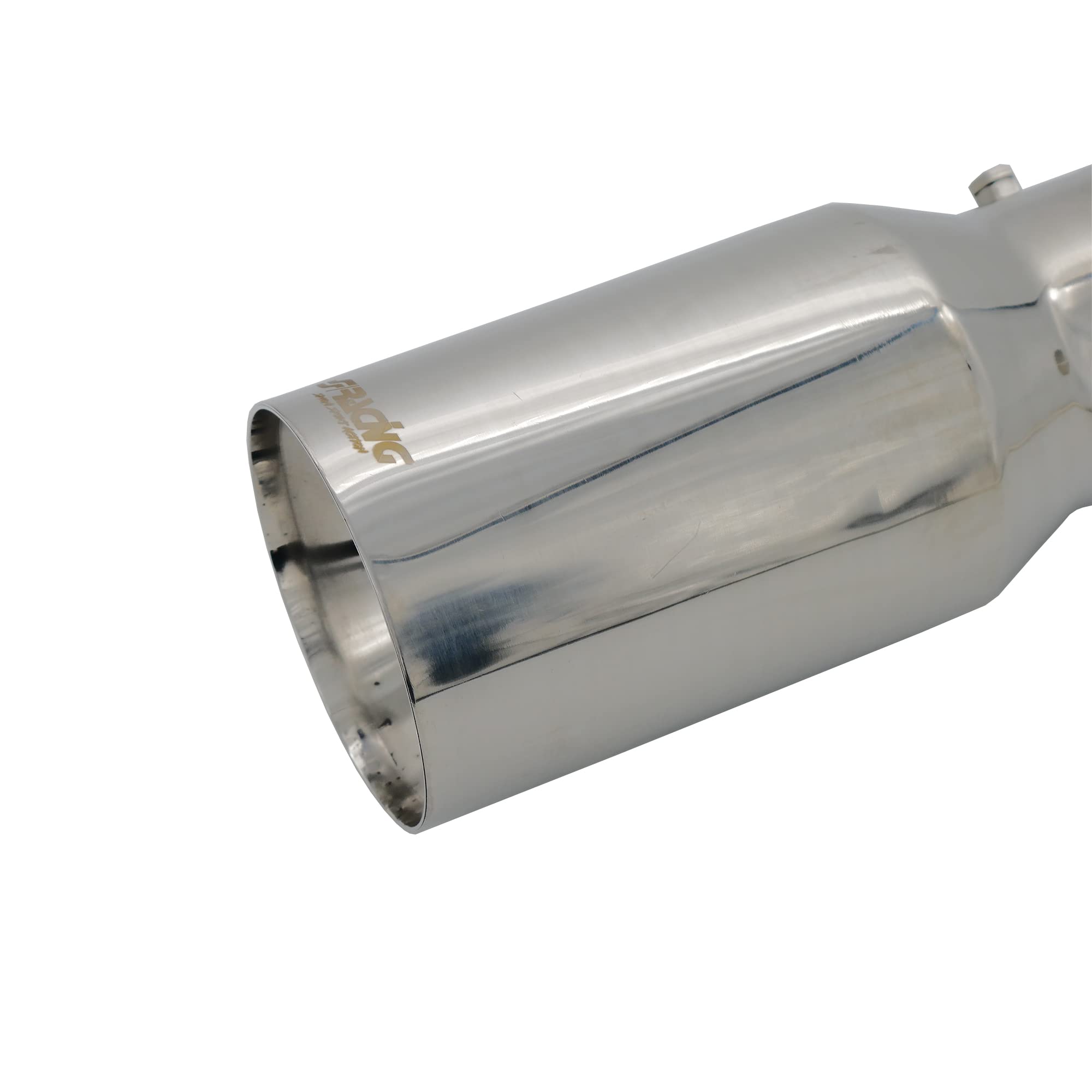 Image secondaire de Embout d'Échappement Inox Rond Simoni Racing - Ø90mm, Longueur 185mm