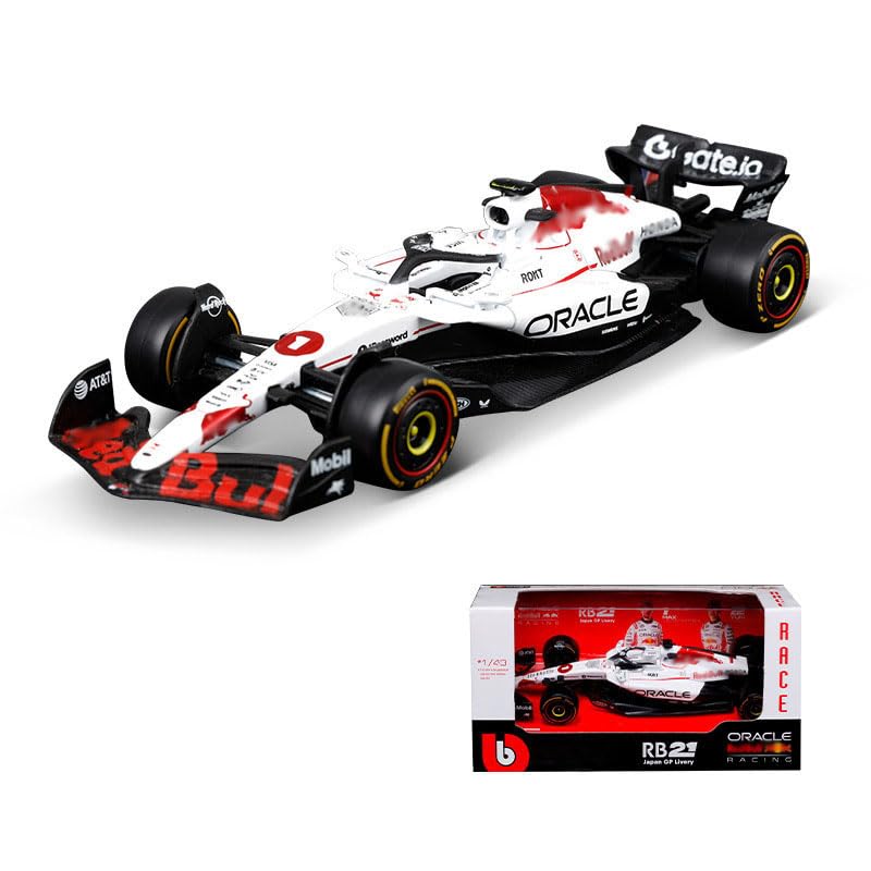Image of 1:43 Model Car for 2025 Race Oracle F1 RB21 1# Max Verstappen F1 No. 22# Yuki Tsunoda Formula Racing Alloy Car Diecast Model (1 /43 RB21 1# JP)