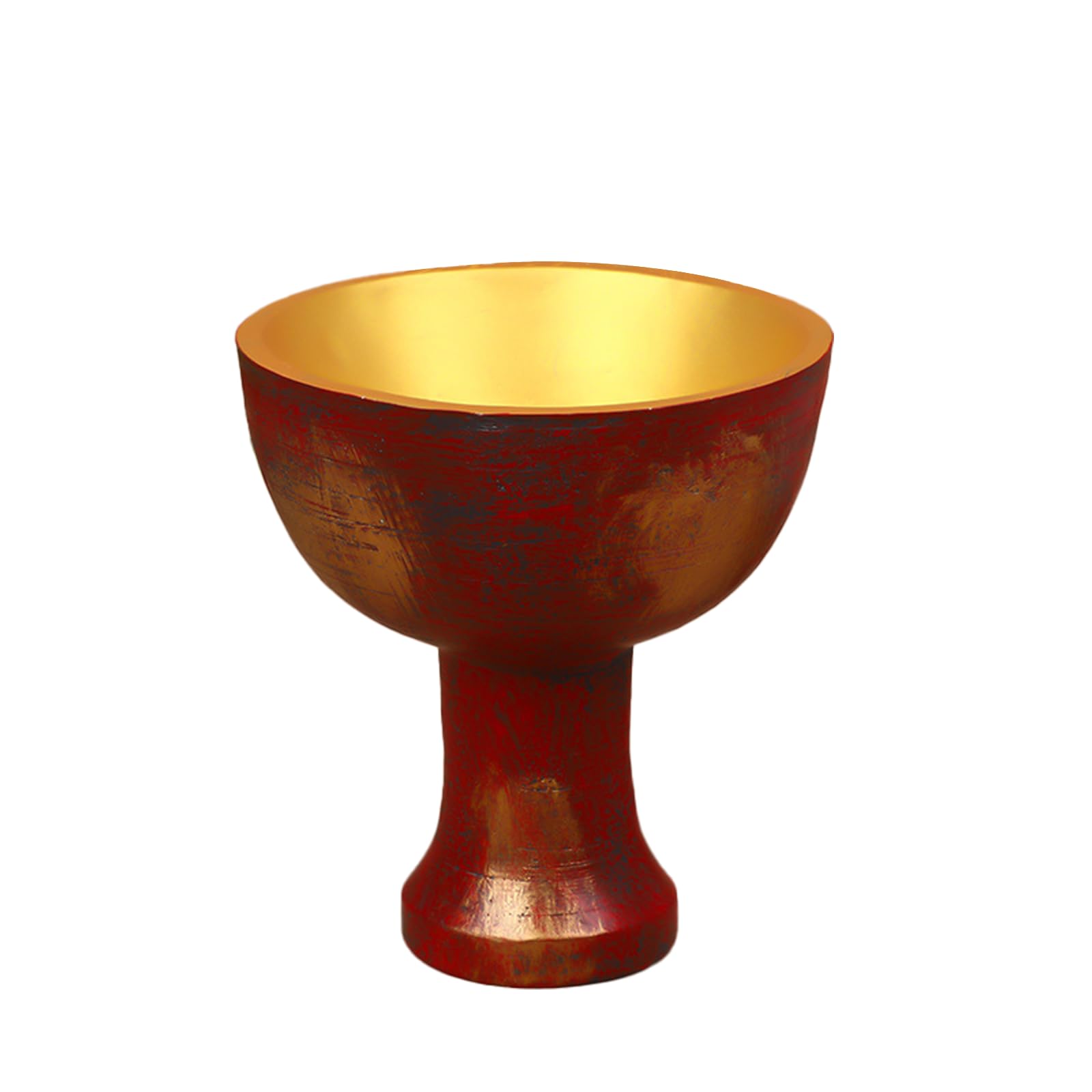 DVOFU Indiana Jones Holy Grail Cup Resin Replica Halloween Cosplay Prop Golden Cosplay Costume Accessories for Sculpture Decor Merchandise