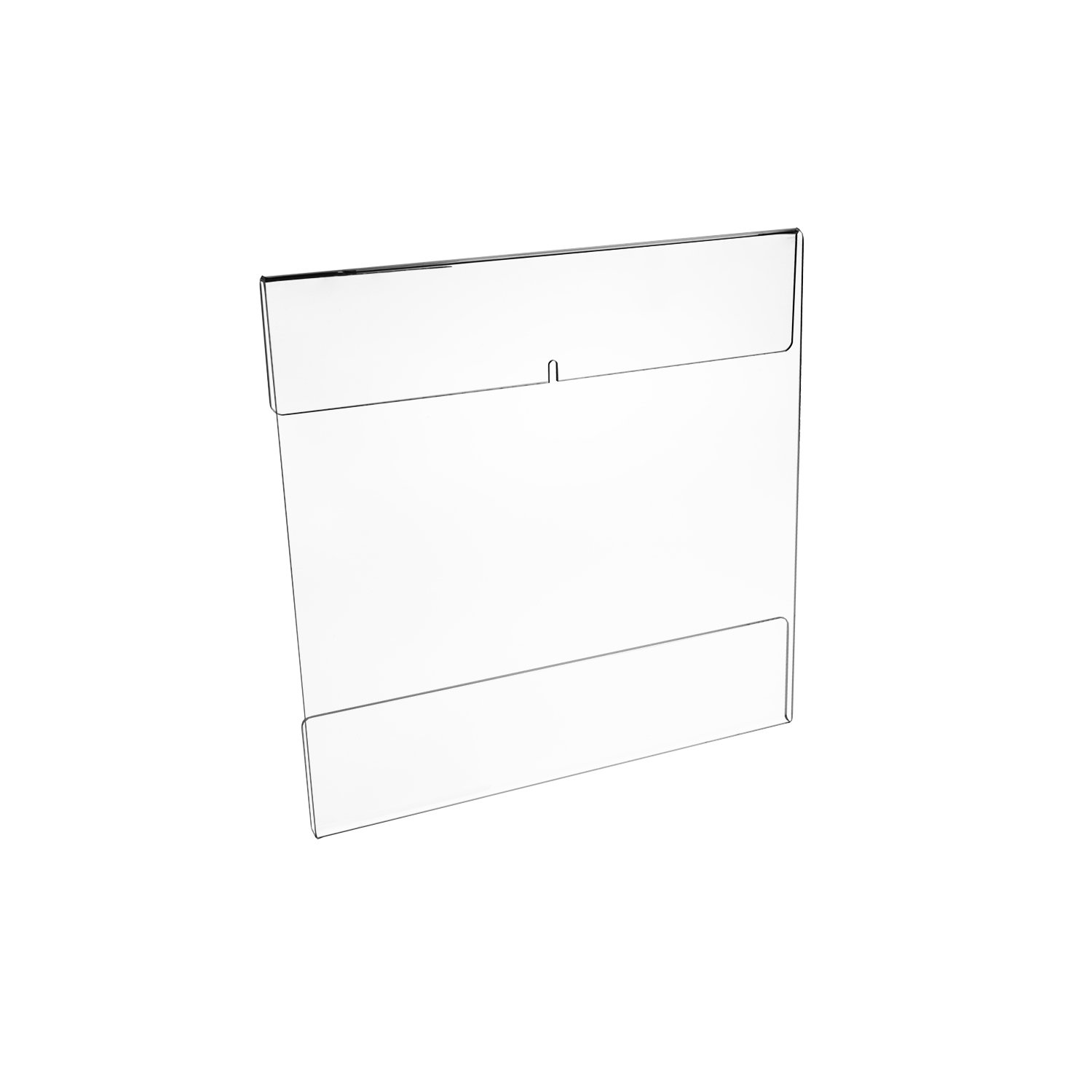 SOURCEONE.ORG Vinyl Record Album bagagli Display Stand e rimuove il supporto di Sleek acrilico detiene il 50 Records (montaggio a muro, Clear)