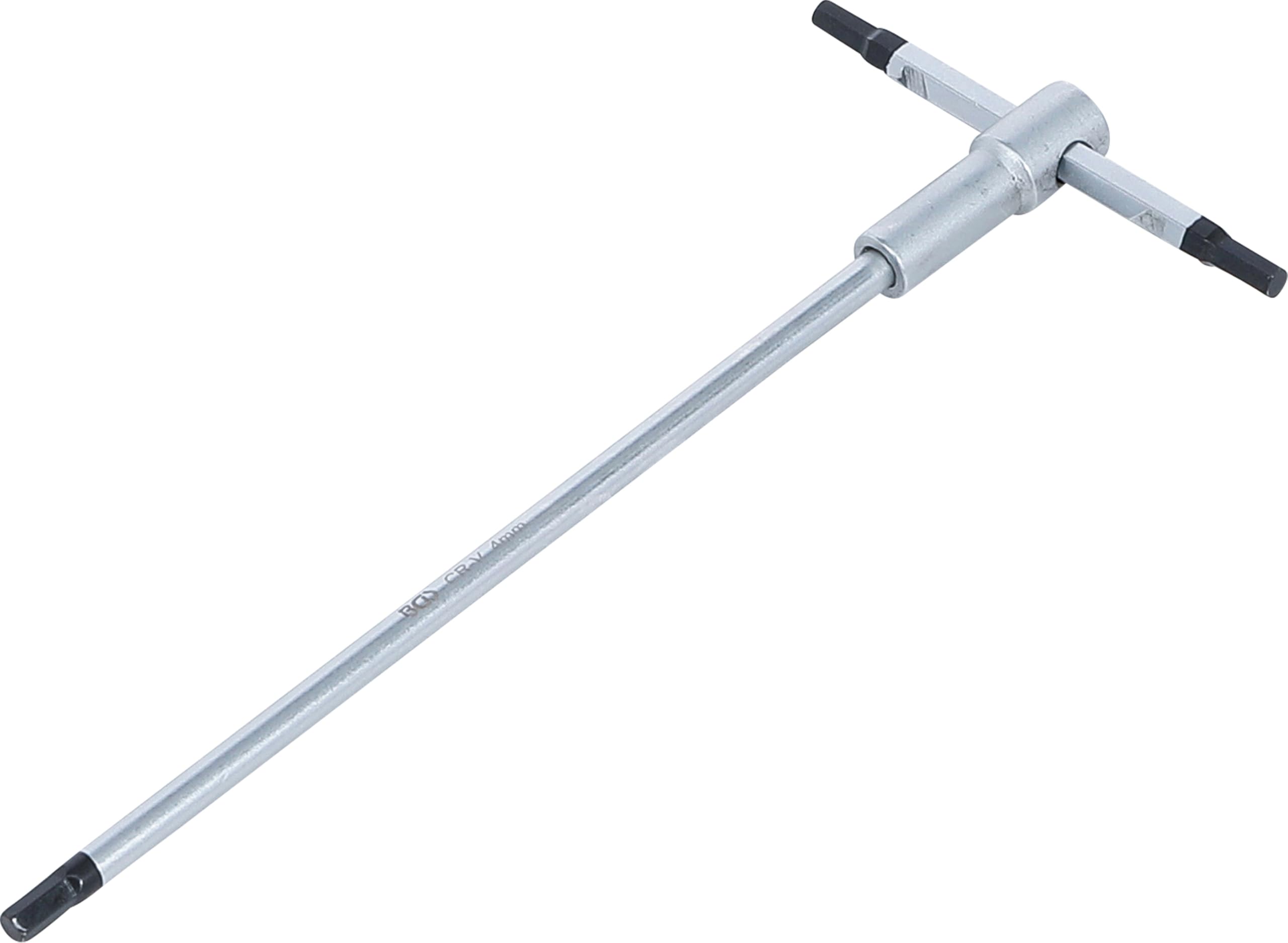 BGS 6085 | Screwdriver with Sliding T-Handle | Hexagon Inside | 4 mm