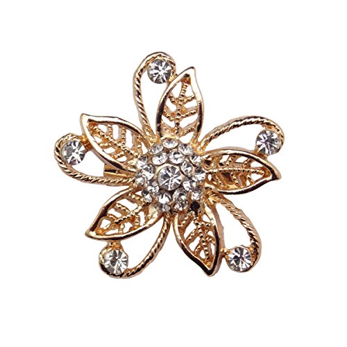 Keland Set di 12 Pezzi Set di Cristallo Spilla