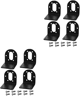 HEALLILY 8 Pcs Motor Bracket Metal Bar Polymer Clay Cutters Gear Reduction Motor Holder Miniature Holder Electric Motors Bracket Holder for Stepper Motor L Shape Fixed Motor Mount Base Dc
