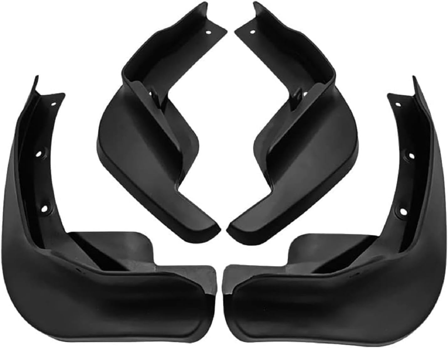 Weisla 4 Pcs Car Mud Flaps For Nissan Qashqai J11 2014-2019, Mud Flaps Splash Guards Dustproof Anti-Collision Front Rear Car Mudflap