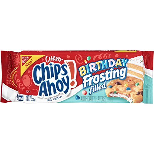 Chips Ahoy! Cookies (Chewy Birthday Frosting Filled, 9.6-Ounce)