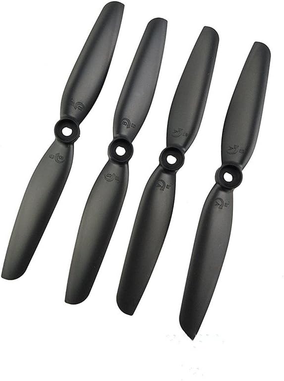 Fytoo 20PCS Propeller for MJX B6 B6F B6FD Bugs 6 B5W F20 Quadcopter Aircraft Blade Spare Parts Aircraft Model Drone Propeller (Black)