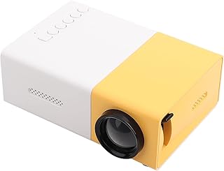 Mini Portable LED Projector, Support 1080P HDVGA, Multimedia Player, 1500lm High Brightness, Multiple Input Interface, for Home Travel (US regulations (110V-240V))