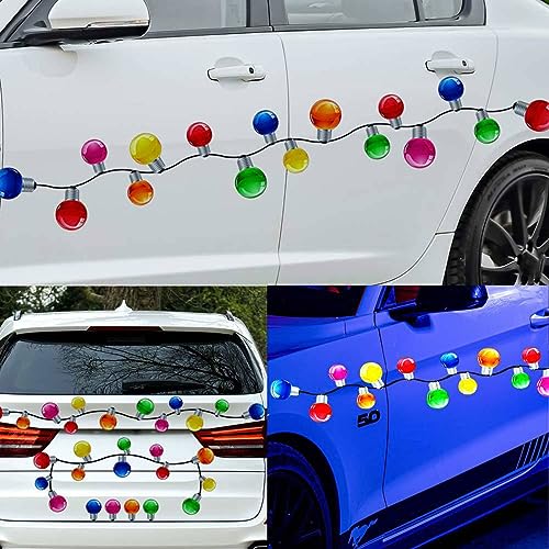Imán de Navidad para coche que decora sin dañar la pintura 7