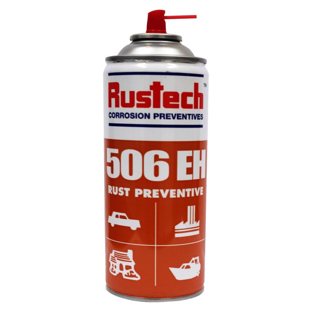Rustech 506EH Rust Preventive 400ml Aerosol Spray Used on Most