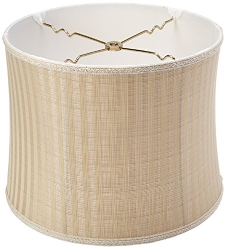 Best Seller Royal Designs Bell Drum Designer Lamp Shade, Two Tone Stripe, 12 x 13 x 10