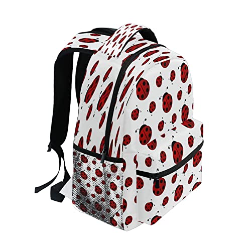 Mochila de mariquita impermeable que protege libros y portátiles escolares 2