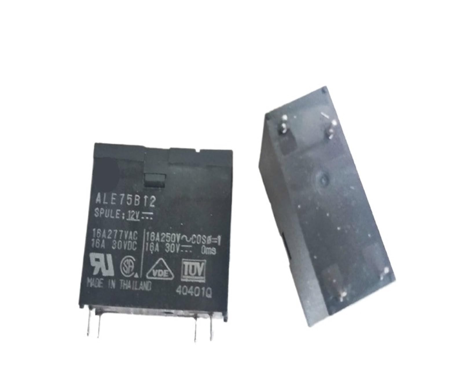 Relais de puissance ALE15B12 compact 16A haute performance pour intégration miniaturisée