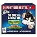 FELIX Sensations Saucen Katzenfutter nass, Sorten-Mix, 4er Pack (4 x 24 Beutel à 85g) & So gut wie es aussieht Katzenfutter nass in Gelee, Sorten-Mix, 4er Pack (4 x 24 Beutel à 85g)