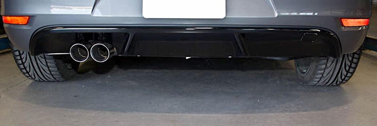 Diffusore Spoiler Paraurti Posteriore Nero Opaco Per VW Golf 6 GTD 2008-2012