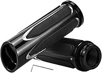 Vista 12 de HDBUBALUS 1" Electronic Throttle Defiance Handlebar Grips 25mm Hand Grips Fit for Harley Touring Street Glide Road King Road Glide Electra Glide