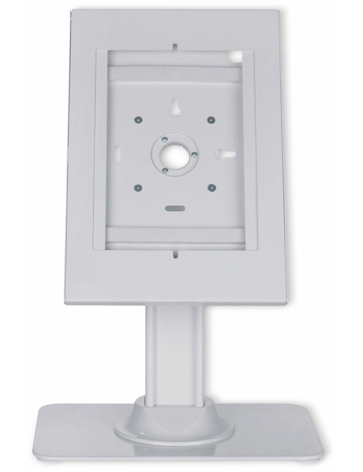 PureMounts PDS-5911 Support avec boîtier en Acier verrouillable pour tablettes Apple iPad 9,7 "/ iPad 10,2" / iPad Pro 10,5 "/ iPad Air 10,5" (Gen 3) / Samsung Tab A 10,1 "2019, Blanc