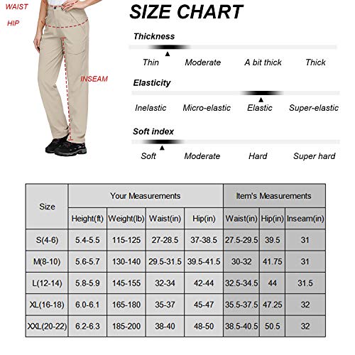 Buy Libin Women's Hiking Cargo Pants Quick Dry Stretch Lightweight
