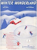 Winter Wonderland Dick Smith 1953 Sheet Music B00506Q4HM Book Cover