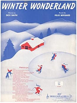 Paperback Winter Wonderland Dick Smith 1953 Sheet Music Book