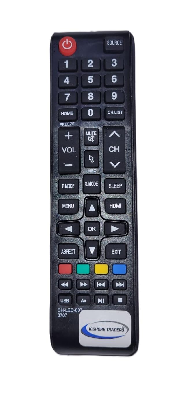 Remote Control Compatible with Spanio Led Tv (Please Match Your Old Remote with Given Image for Work It Must Be Exactly Same As Shown in Image)-picture-23