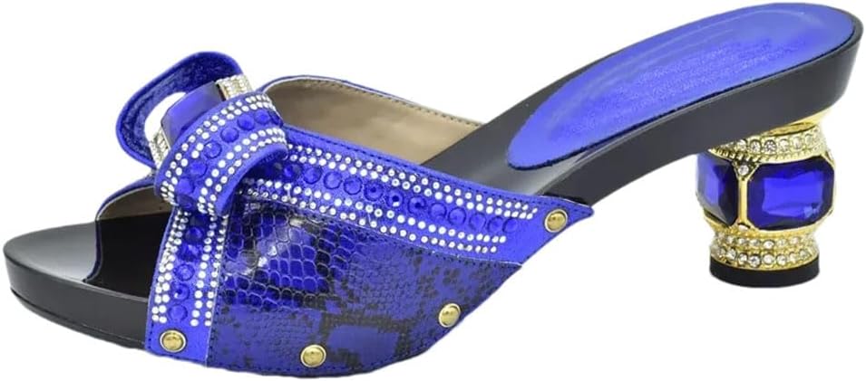 Women Elegant Crystal Low Heel Pumps Slip-On Square Toe Rhinestone Decorated Party Wedding Shoes Women Elegant Crystal Low Heel Pumps Slip-On Square Toe Rhinestone Decorated Party Wedding Shoes