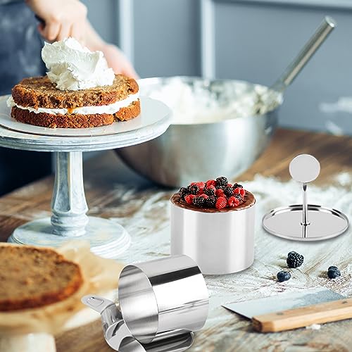 Molde de queso y postres de 3 pulgadas para cenas elegantes y repostería casera 4