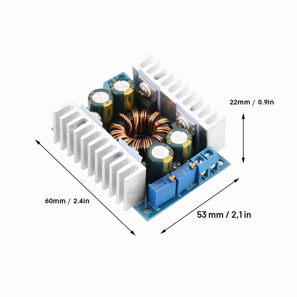 Module D'alimentation Convertisseur DC - DC 10A Transformateur de Puissance - Boost 5-30V à 1,25-30V Régulateur de Tension Automatique Conversion Énergétique