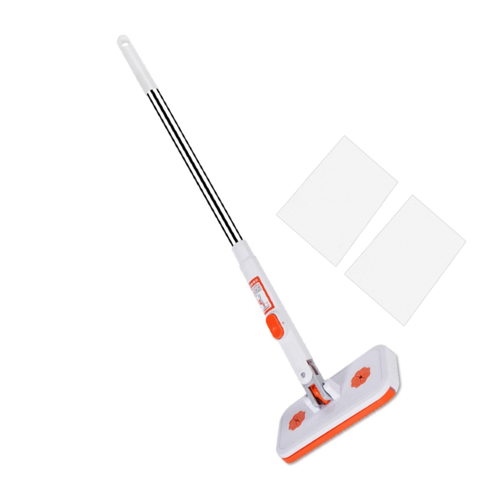 Shntig Cleaner Mop with Fast Change Press Cloth Pad Adjustable Length Handle Cleaning Mop for Home Cleaning Tasks Household