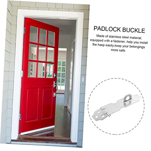 Image of DOITOOL 20pcs Stainless Steel Hasp Latch Lock Heavy Duty Door Hooks for Cabinet Doors Safety Cabinet Locks