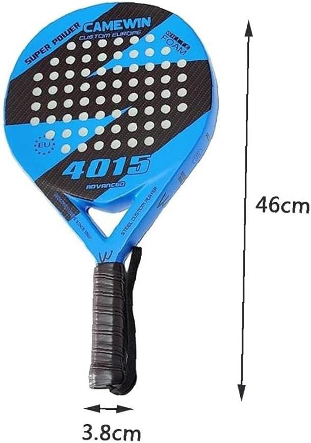 Beach Tennis Racket Carbon Fiber Grit Face with Eva Memory Foam Core Beach Tennis Racket