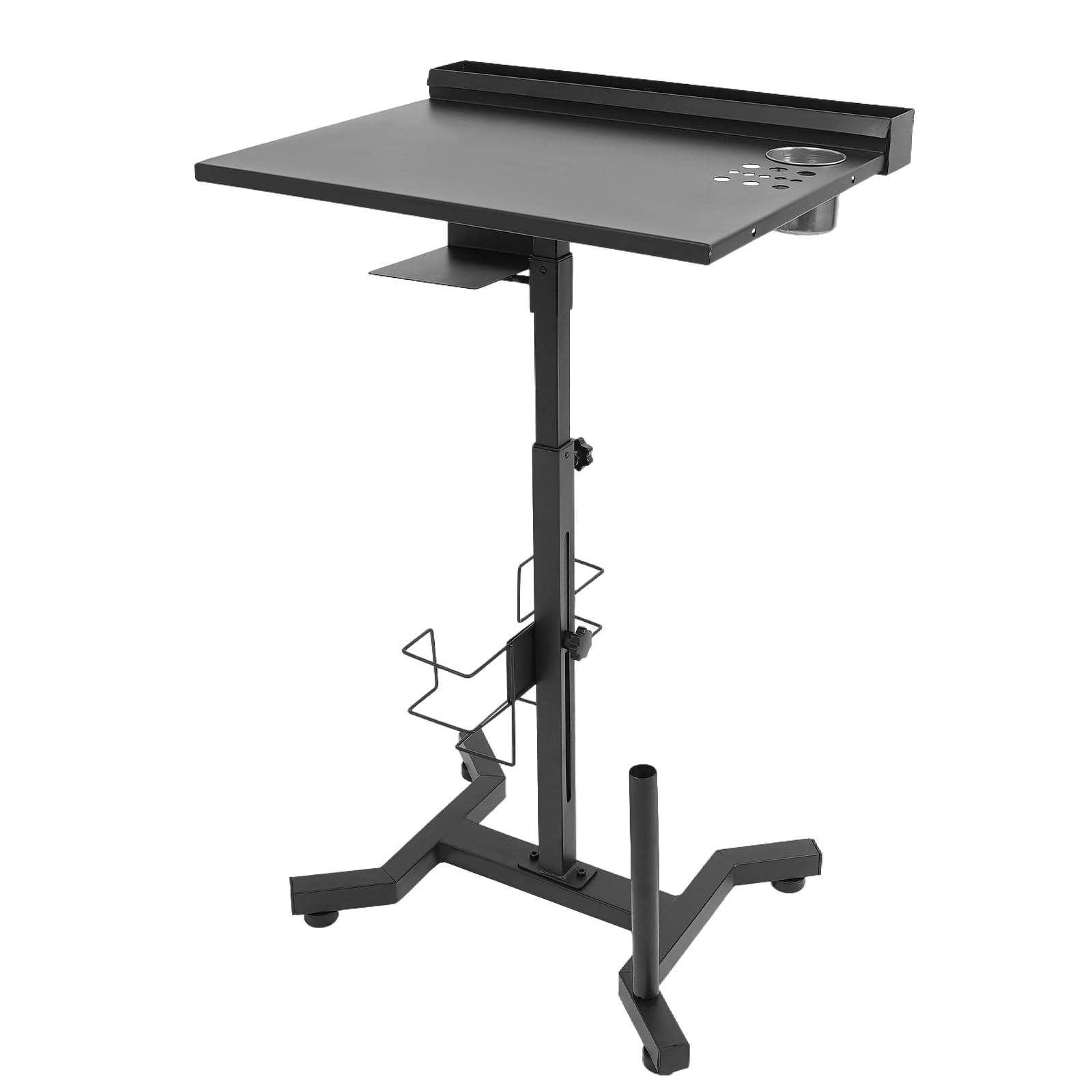 Carro de peluquería con ruedas, bandeja de almacenamiento, soporte para herramientas, carro de extensión de pelo para peluquería, extensiones, estilisado y alisado, hasta 7 kg