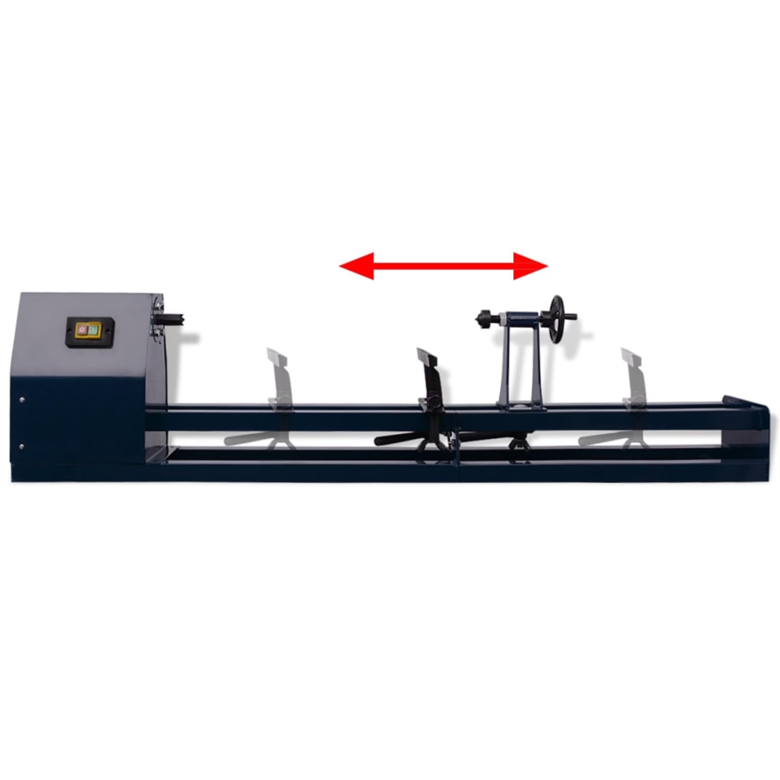 Torno de Madera 1000 mm 400 W Torno Seguridad IP20