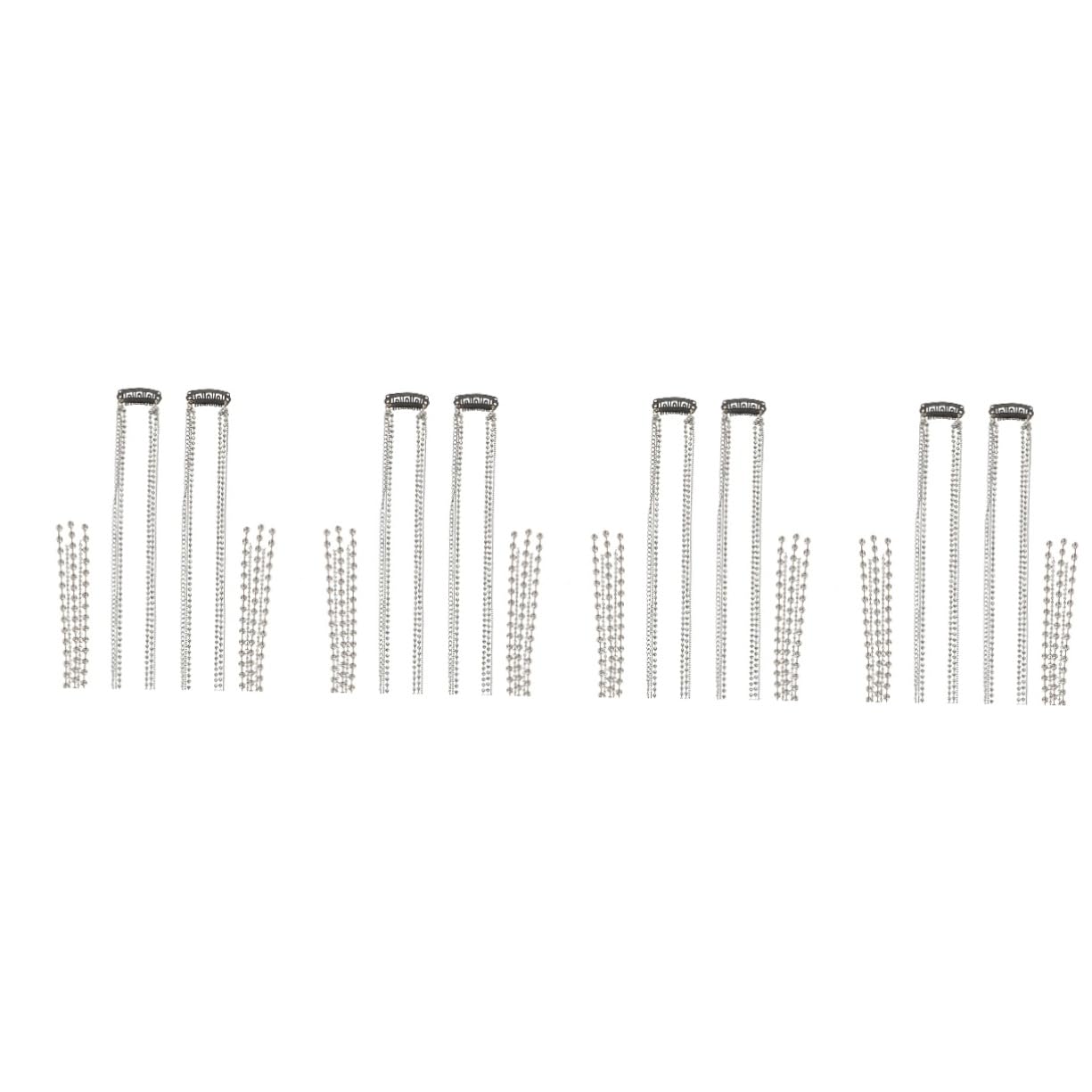 Franges et bijoux de cheveux chaînes punk Healeved d'exception - 8