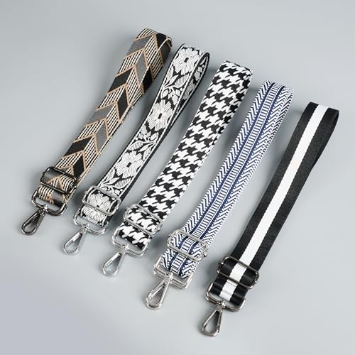 Image of chushui Silver Hardware Purse Strap,Replacement Crossbody Adjustable Shoulder Strap for Handbag Bag