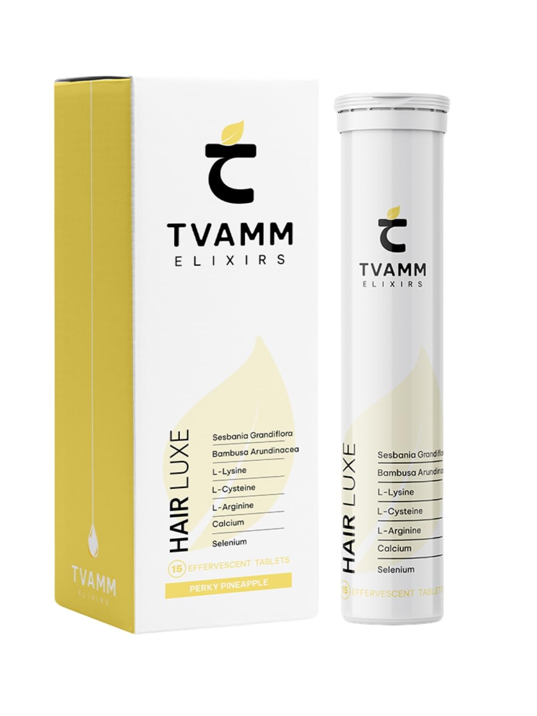 Tvamm Elixirs Hair luxe - Sesbania Grandiflora | Bambusa Arundinacea | L- Lysine | L - Cysteine | L- Arginine | Plant-Based Biotin | Supplement for Hair Growth, Strong Hair and Glowing Skin-picture-15