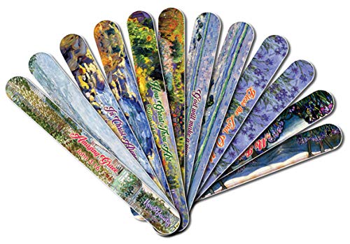 Limas de uñas religiosas Amazing Grace, pack de 24 limas de cartón surtidas a granel para regalo