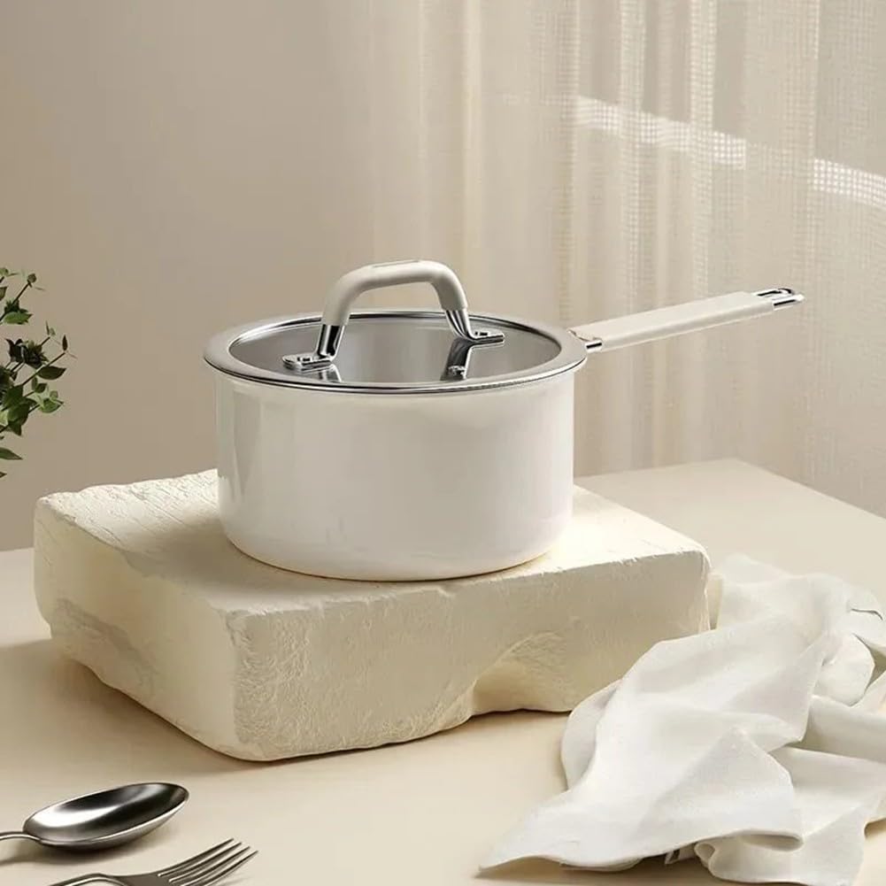 Olla ligera de titanio para camping, 750 ml, de metal puro, Yukihira, antiadherente, portátil, kit de desorden para viajes al aire libre