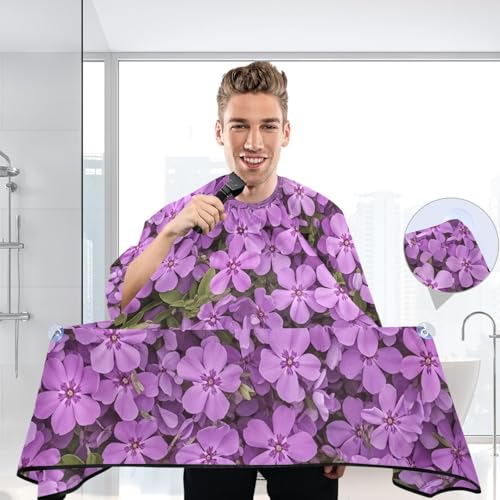 Capa de barbería impermeable Kigai Purple Flower para hombres miniatura 6