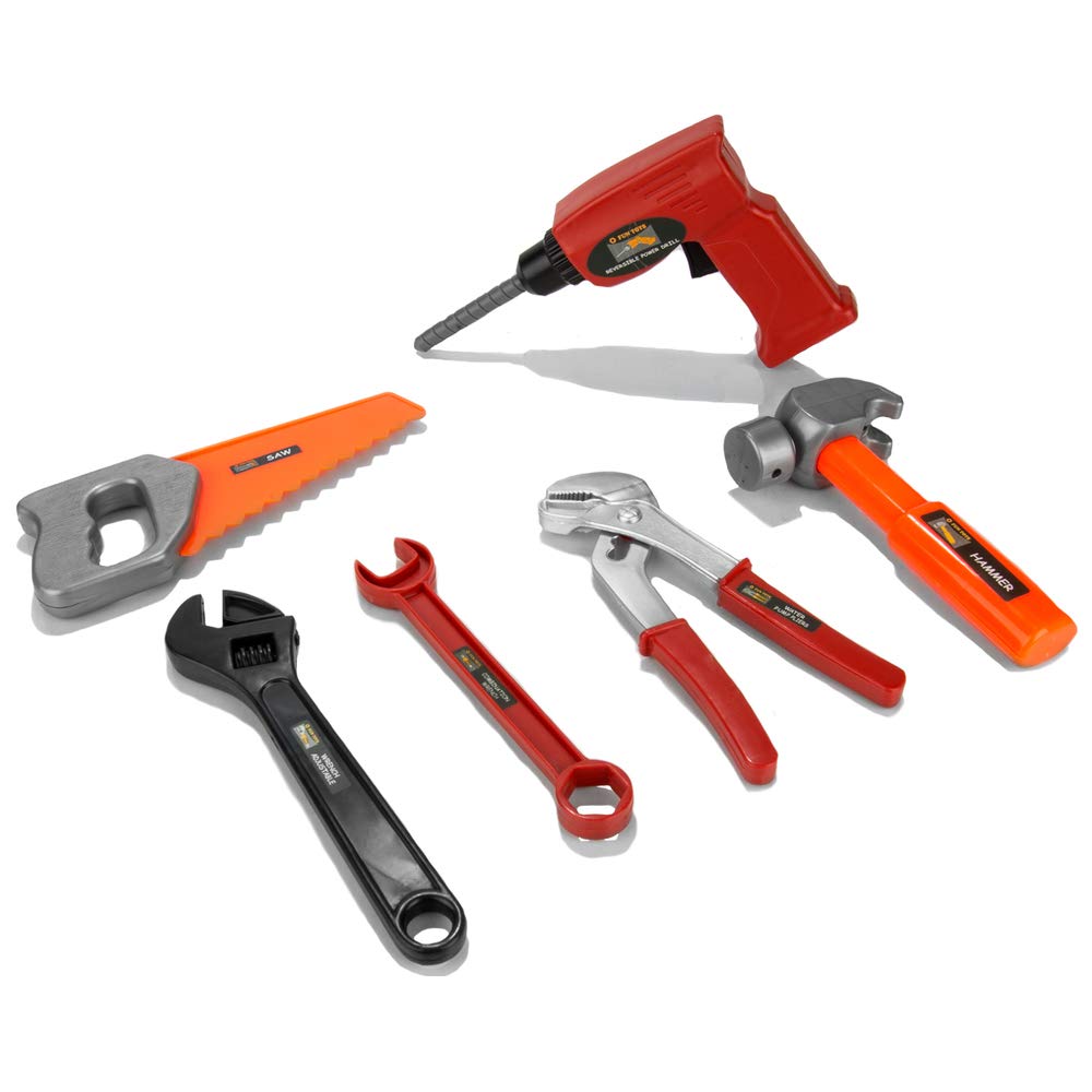 WonderfulGiftShop 26-Piece Fix-It Handyman Toy Tool Set – Perfect Construction Simulation Kit for Toddlers, Boys & Girls – Ideal Christmas & Birthday Gift