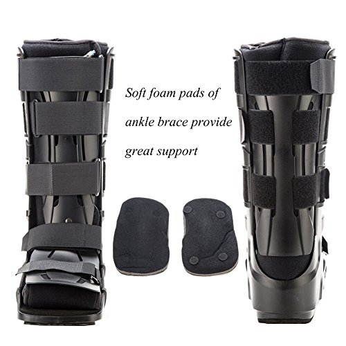 Medibot Short Pneumatic Walker Brace Walking Boot for Stress Sprain Relief L