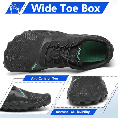 Image of SAGUARO Mens Womens Minimalist Barefoot Trail Running Shoes | Cross Trainer | Breathable Quick Dry | Wide Toe Box | Zero Drop | Outdoor Beach Walking Jogging