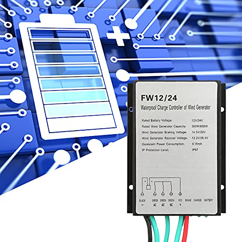 Contrôleur De Charge Éolienne 12V/24V 9000W Étanché IP67 – Régulateur Surtension Et Freinage Pour Batterie