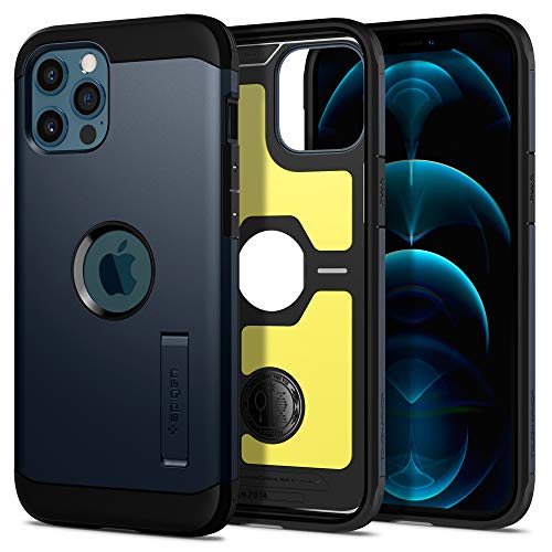 Image of Spigen Tough Armor for iPhone 12 Pro Max Case, Metal Slate