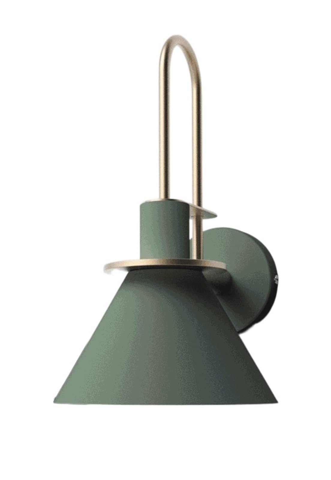 MIMMIC Industrial Wall Hanging Wrought Iron Wall Lamp Macaron Mini Adjustable Retro Edison U-arm Metal Wall Light Creative Modern Minimalist Living Room Staircase Aisle Bracket Light Durable (Color :