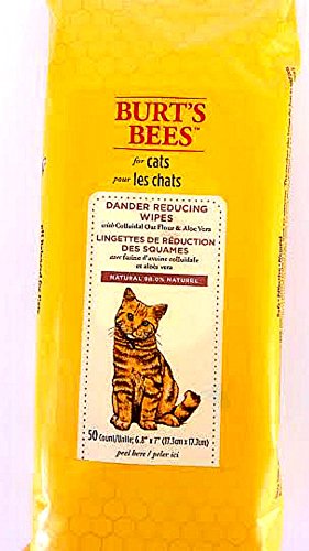 Burt's Bees for Cats Dander Reducing Wipes