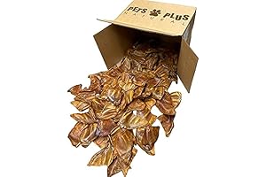 Jumbo Whole Pig Ears for Dogs (50 Pack)